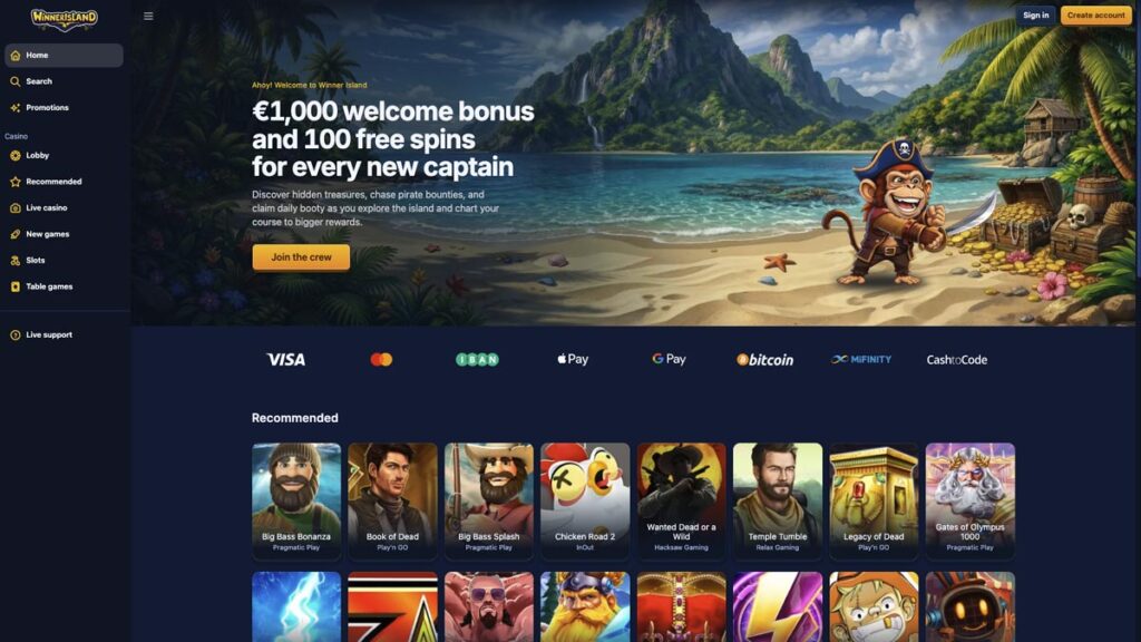 review over nederlandse online casino winner island