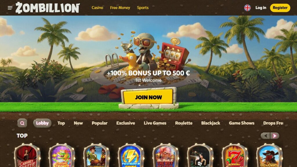 ervaringen met het zombillion online casino nederland